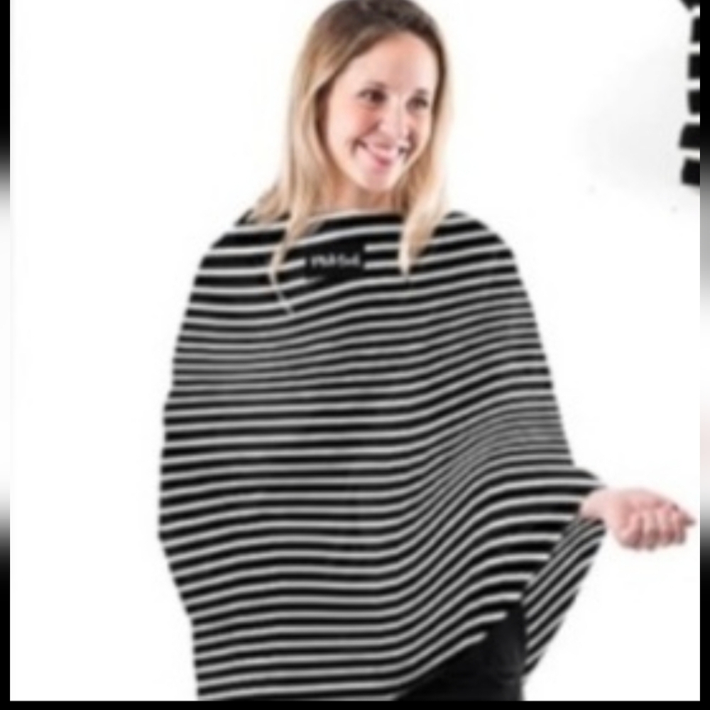 5/$20 Black and White Striped Nursing Cover